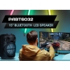 8” Bluetooth® Portable Party Speaker LED Lights W/ Front Panel PABT6032