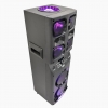 Bluetooth® Loud Party Speaker W/ 6 Speakers 4900 Watt Power LED Disco Lights Mushroom Party Light Guitar Inputs Bass-Treble Control
