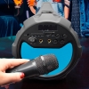 Rumble Sonic Rubberized Speaker with Wireless MIC
