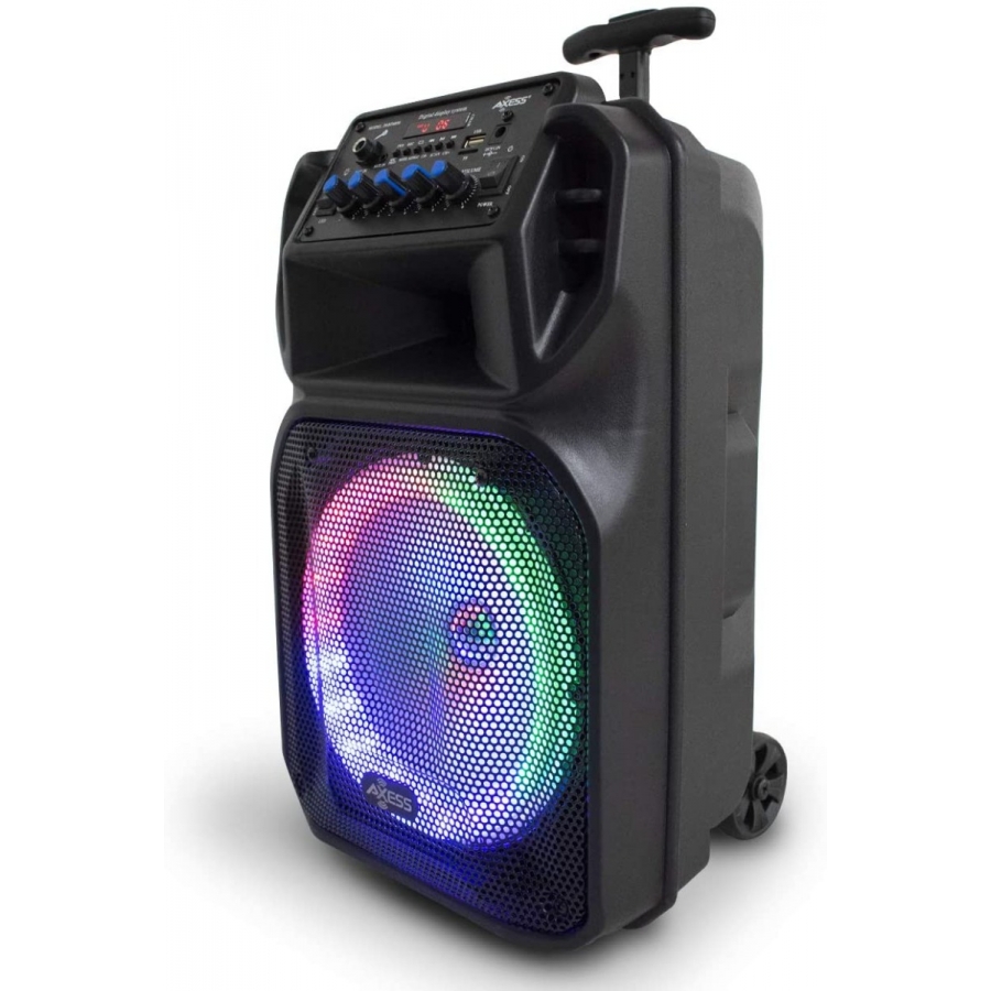 Schuur vijandigheid Knorrig 8” Bluetooth Portable Party Speaker LED Lights 1.5” Tweeter 400W PMPO |  Axess USA