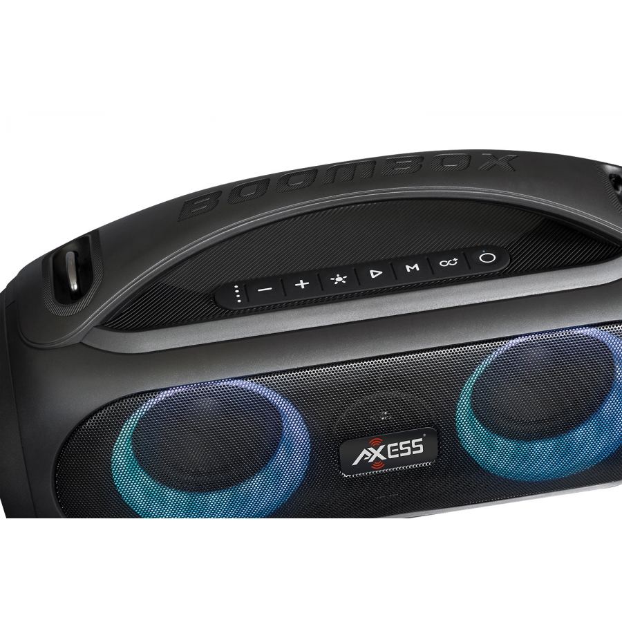 Bluetooth Boombox Speaker MPBT7501P RGB Lighting | AXESS